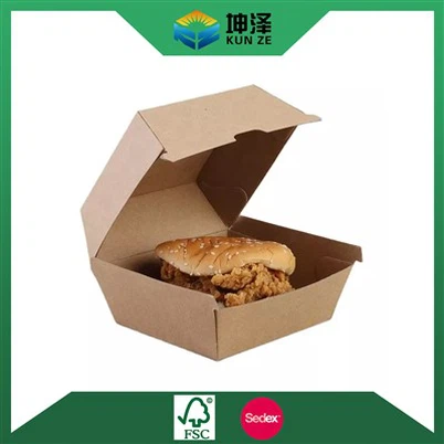 Burger Box eldobható